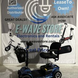 Vive 4 Wheel Mobility Scooter (Blue)(New)