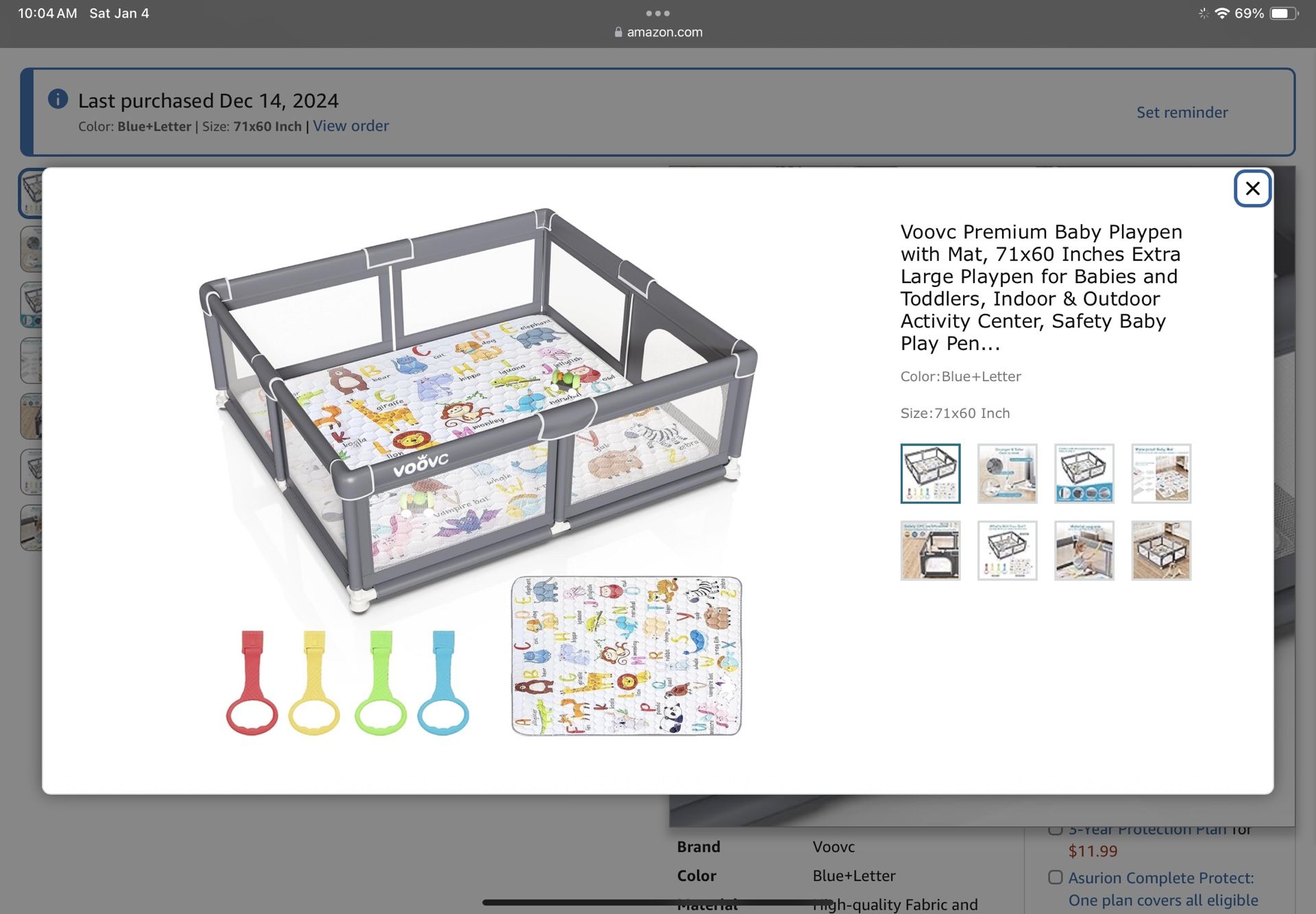 Brand New Playpen Enclosure With Mat,All Products : American Fashion Style Bags On Sale
