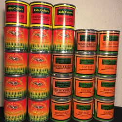 23 Half Pint GENERAL FINISHES Water Based Color Stains