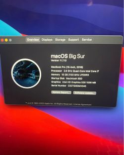 2016 MacBook Pro 17 Inch