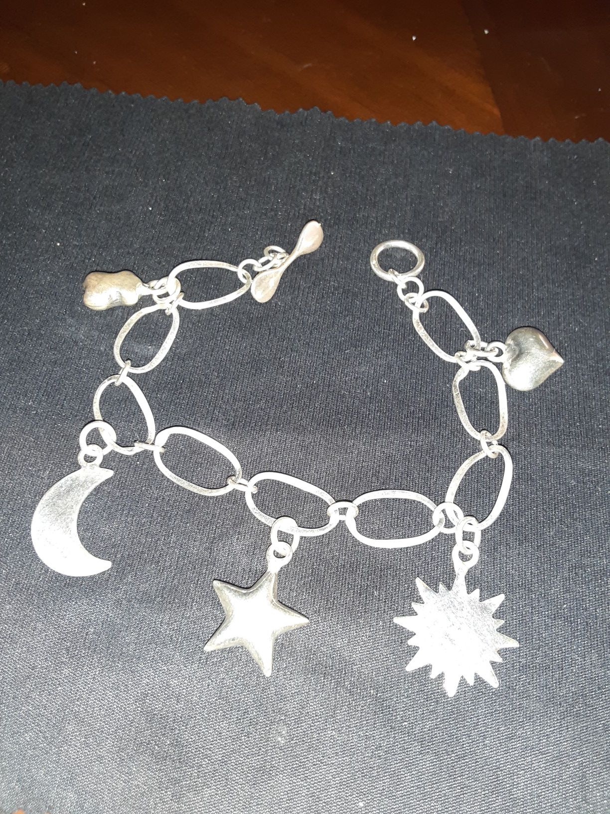 925. Silver Charm bracelet