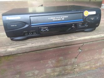 Panasonic vhs vcr black player