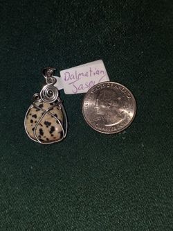 Dalmatian Jasper pendant