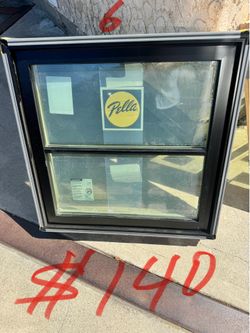 Pella lifestyle series sash set fixed windows pro pella wood size 25x25 black