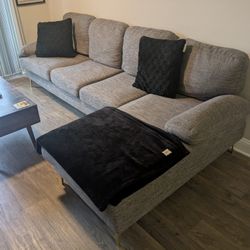 Mint Condition Grey Sectional Couch