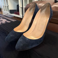 Christian Louboutin Blue Suede Size 41