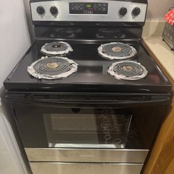 Black Stove And Oven