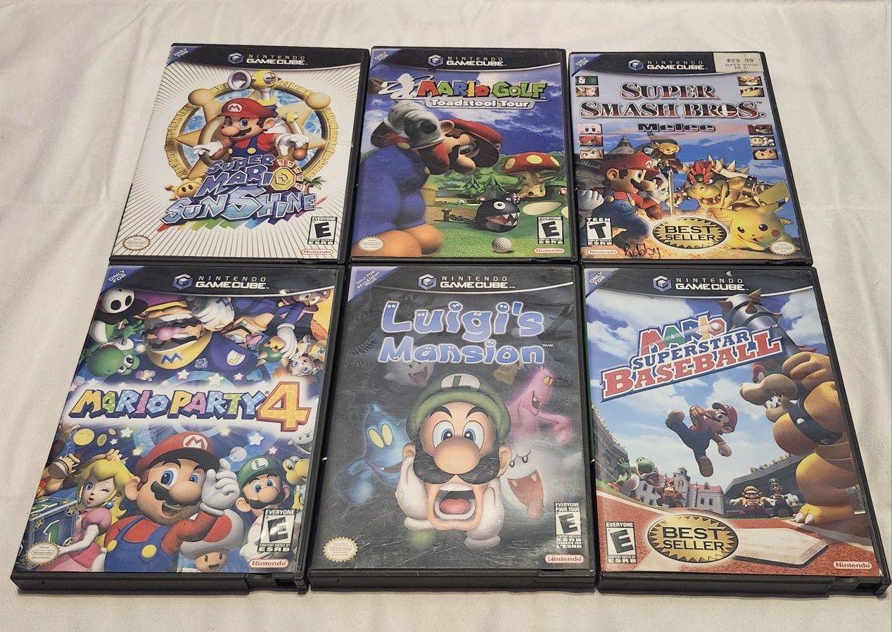 Nintendo Gamecube- 6 Games