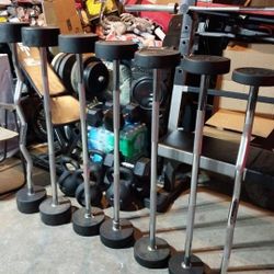 EZ RUBBER COATED CURL BAR /STRAIGHTS RUBBER COAT FIXED BAR 