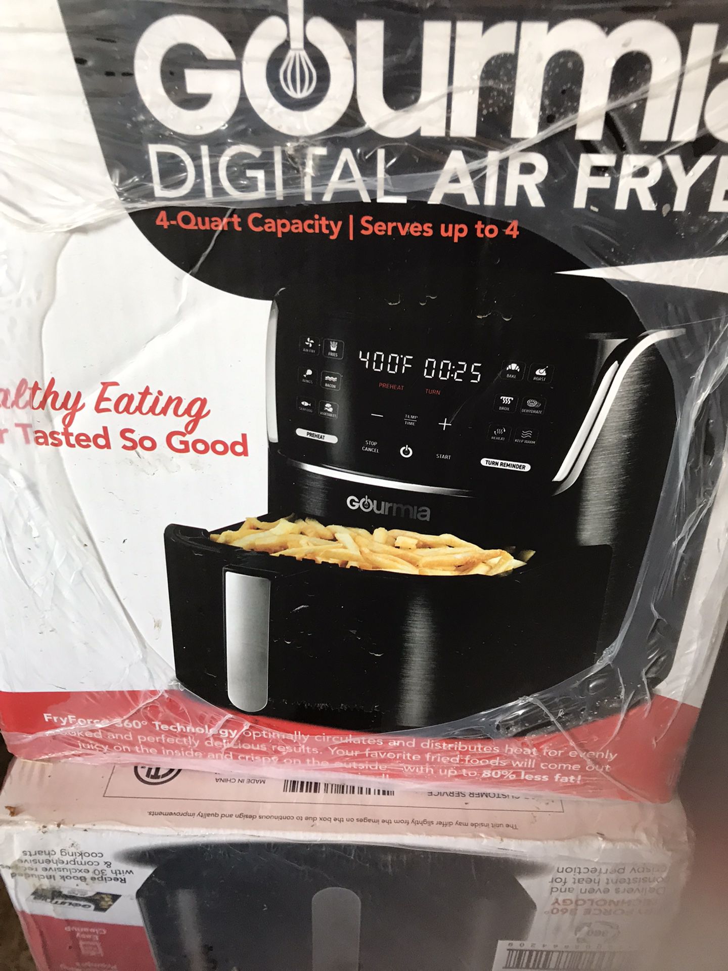 Gourmia 7 Quart Digital Air Fryer, Pre-Set 10 One-Touch Cooking Functions  for Sale in Princeton, TX - OfferUp