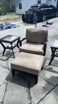 Chair and tables