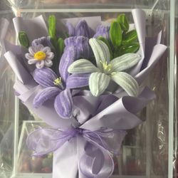 Hand Crafted Flower Bouquet In Box 