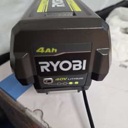 Ryobi 40v lithium  4ah