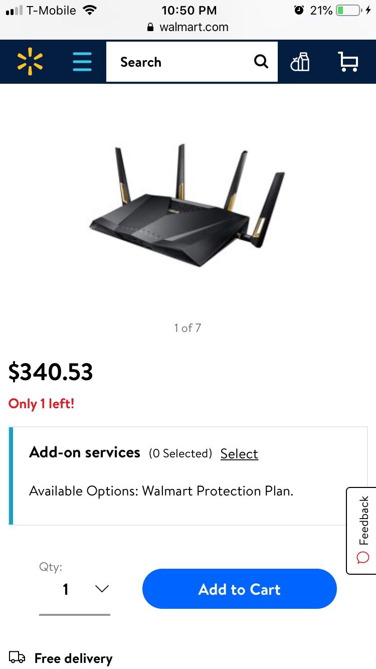 Asus RT-AX88U AX6000 Dual-Band Wifi Router
