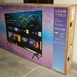 85 Inch Samsung Smart TV 4K UHD CU7000 Brand New In The Box factory sealed. 2024 Model