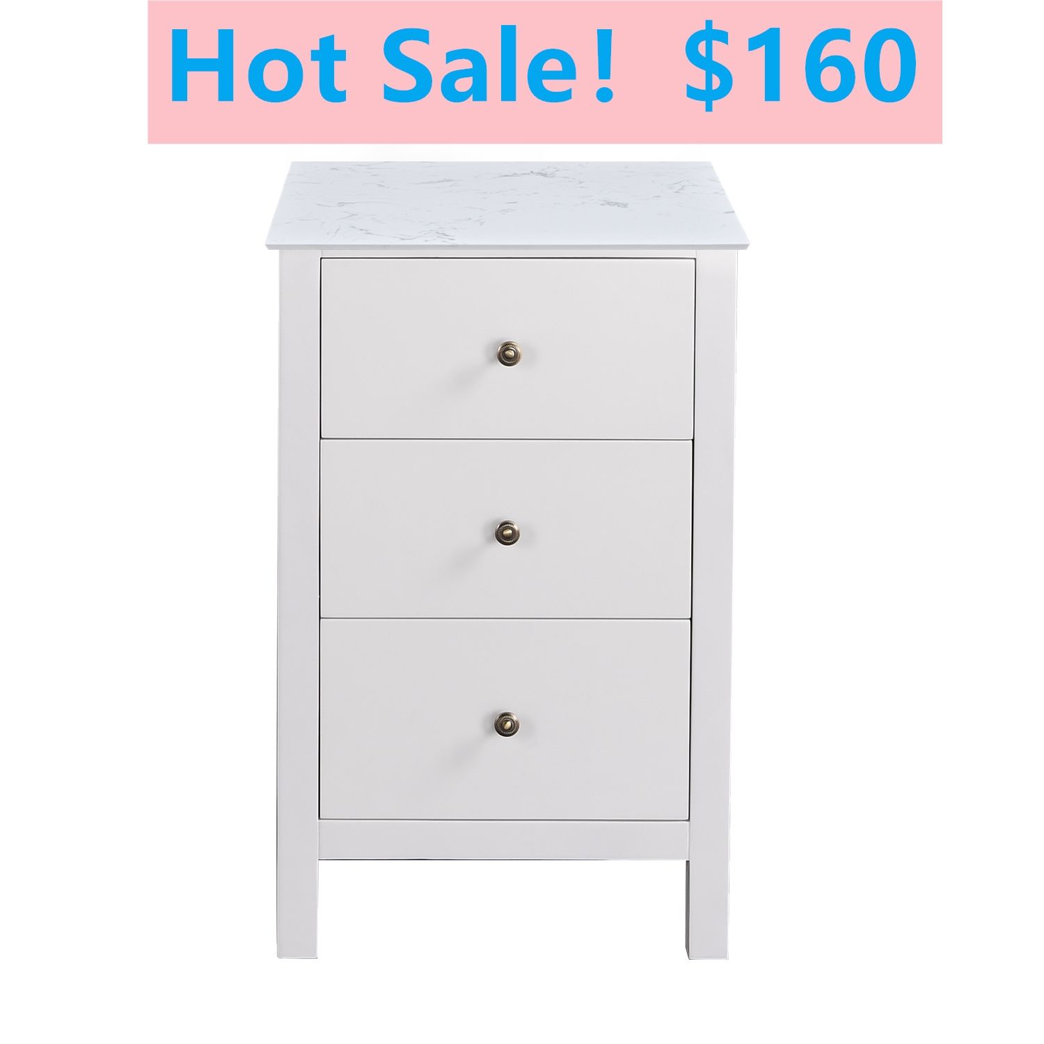 20 inch Marble Top Base Cabinet