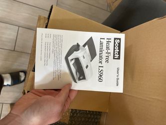 Laminator no heat brand new