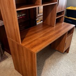 Desk with Hutch $100