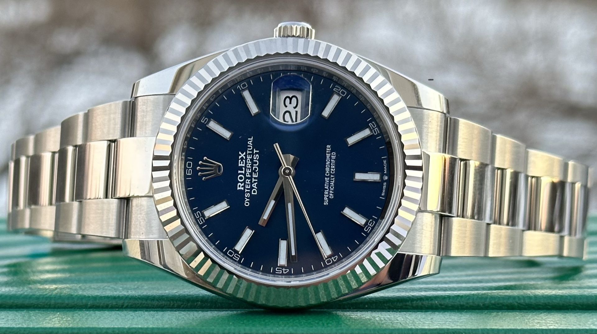 Rolex DateJust 41mm. 126334. Blue Dial. Oyster. NEW. 2023!