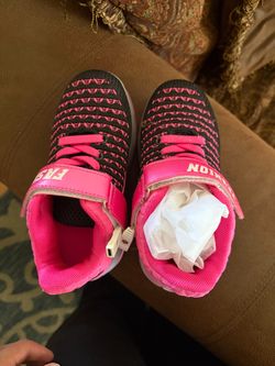 Kids Fashion High-Top Sneakers Pink Black