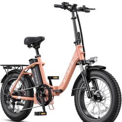 ENGWE 1125W/750W Electric Bike for Adults, L20 2.0 20''×3.0" Fat Tire Electric Bicycle 52V/36V 13Ah Removable Battery Max Range 68/62Miles & 28/20MPH 