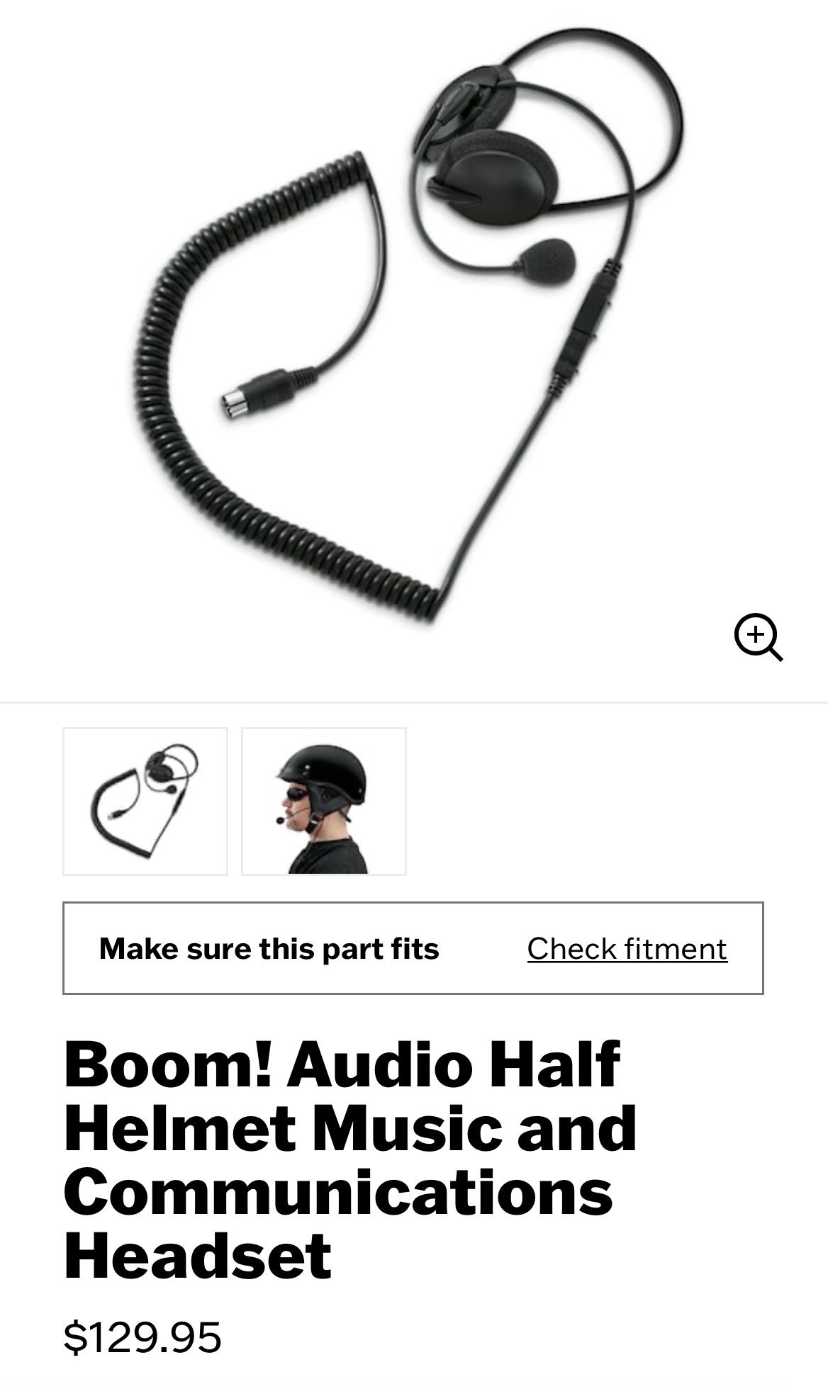 Premium Stereo Head Set For Harley-Davidson