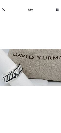 Man’s David Yurman ring with pouch