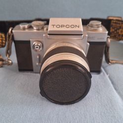 Topcon RE Super 35mm SLR Film Camera with Lens