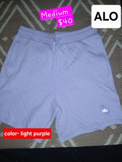 ALO QUILTED STADIUM SHORTS