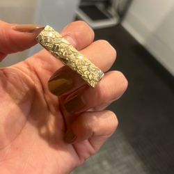 10k Double Finger Ring