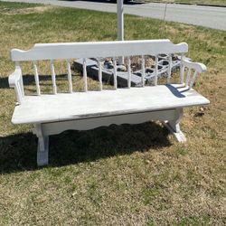 Country style spindle wooden Bench 