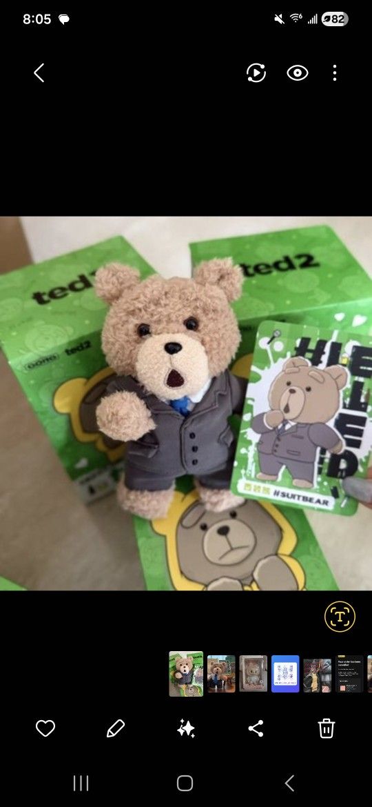 Ted 2 SECRET SUIT BEAR PLUSH 🐻 