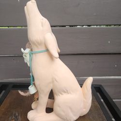Vintage Scioto Ceramic Coyote  Statue Sculpture