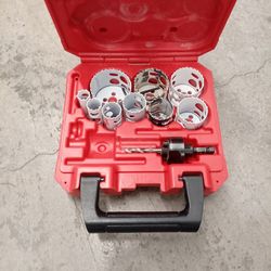 💥💥Milwaukee Roto Hammer Drill Hole Saw Blades with Drill Chuck Bit & Case!💥💥