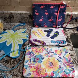 Vinyl Lined Zip Bags