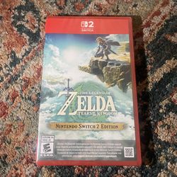 The Legend of Zelda Tears of the kingdom for Nintendo switch 2 brand new sealed