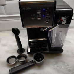 Mr. Coffee One-Touch Espresso and Cappuccino Machine