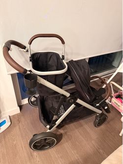 Slightly used cybex gazelle s double stroller.