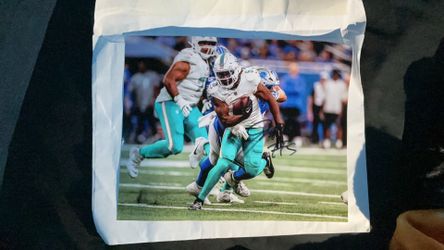 Jalen Wright #5 On The Miami Dolphins NFL Team Signed Autograph