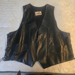 Men's Leather Vest 