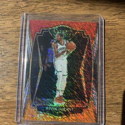Kevin Durant 2021 NBA Panini Select Basketball Premier Level Shimmer Parallel #101 Brooklyn Nets