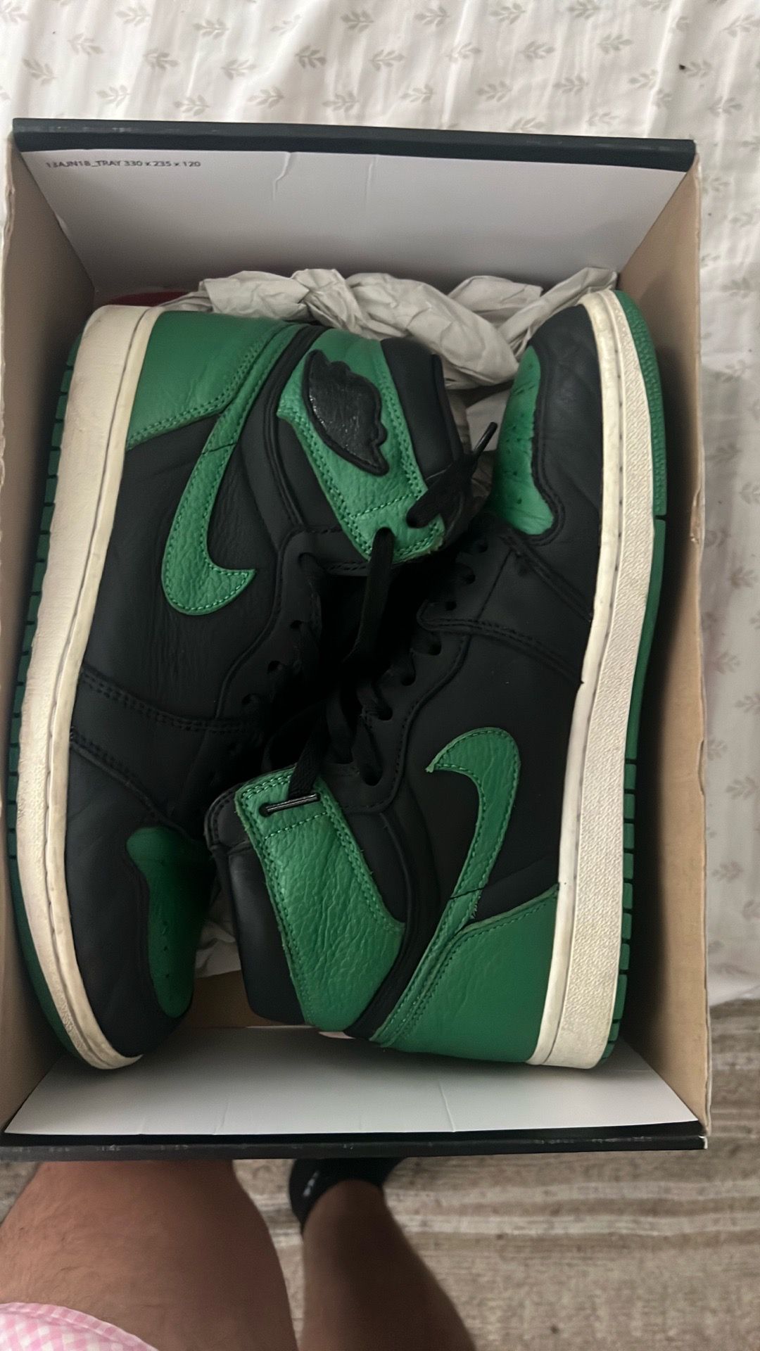 Jordan 1 pine green
