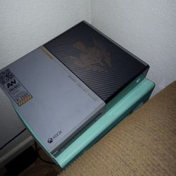 Xbox One 1tb Rare Limited Edition Cod Model System An Power Supply Only 