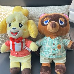 Build-A-Bear Animal Crossing Plushies