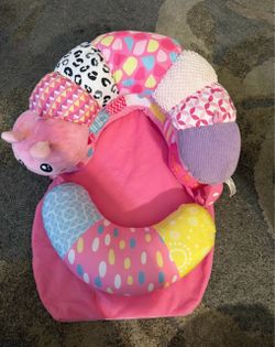 Topsochir 2 in 1 Baby Tummy Time Mat & Support Seated Pillow