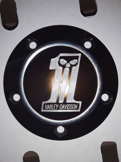 Harley Davidson Dark custom logo Timer cover