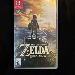 Legend of Zelda Breath of the Wild videogame for Nintendo switch