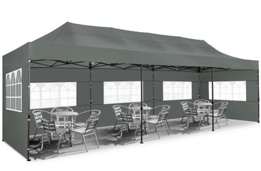 (Just Frame No Cover) COBIZI 10x30 Pop up Heavy Duty Commercial Canopy Tent Frame Only