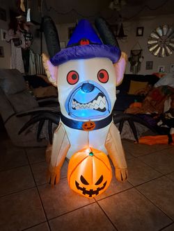 5FT DEVIL BAT BULLDOG INFLATABLE