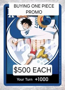 BUYING ONE PIECE DODGER PROMO CARD $500